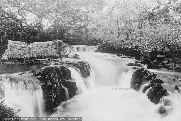 Photo of Llanwrtyd Wells, The Swallow Falls 1931