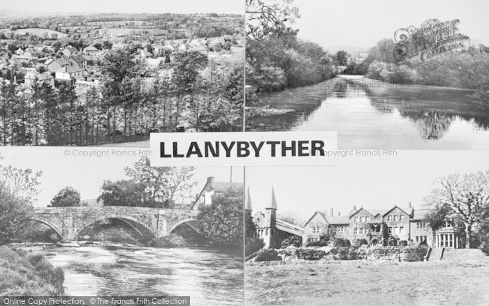Photo of Llanybydder, Composite c.1960