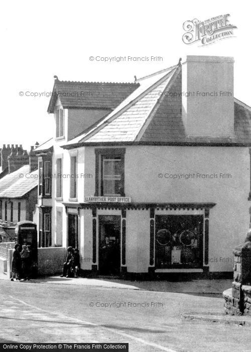 Photo of Llanybydder, The Post Office 1949