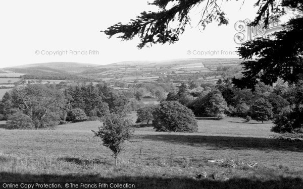 Photo of Llanybydder, View From Highmead c.1950