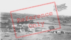 View Of Pencarreg And Lake c.1960 , Llanybydder