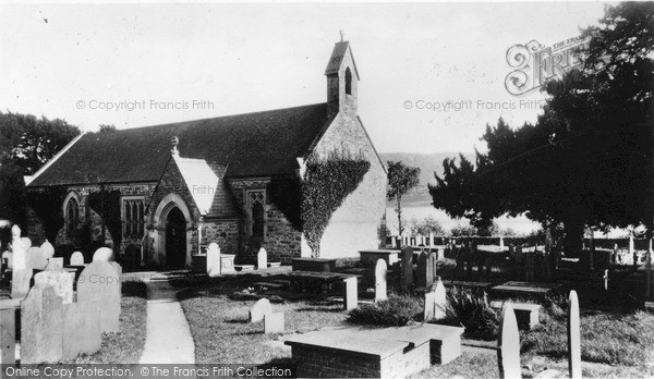 Photo of Llanycil, Church, By Bala Lake c.1935