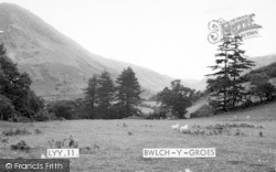 Bwylch Y Groes c.1955, Llanymawddwy