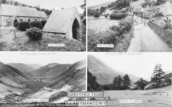 Photo of Llanymawddwy, Composite c.1955