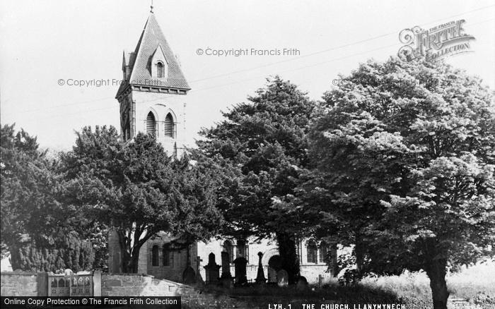 Photo of Llanymynech, St Agatha's Church c.1960