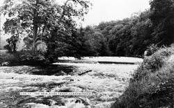 The Weir, River Tanat c.1960, Llanymynech