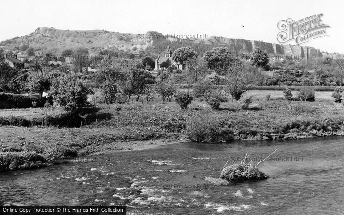 Photo of Llanymynech, View From The River Bridge c.1960