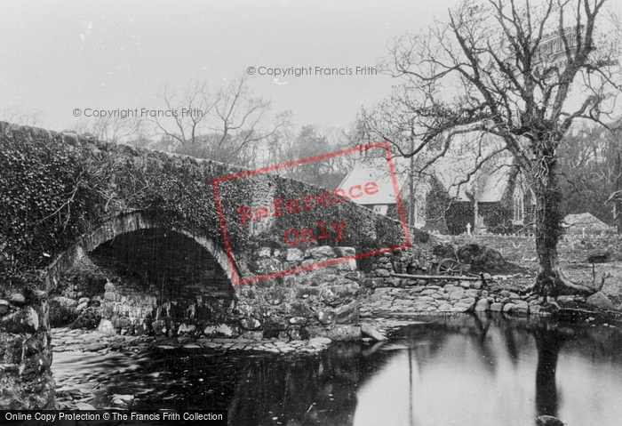 Photo of Llanystumdwy, Church And Bridge 1889