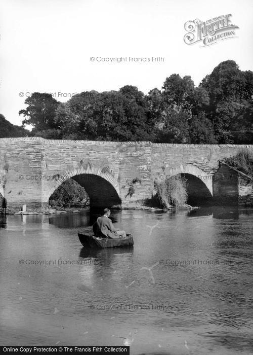 Photo of Llechryd, Llechryd Bridge c.1950