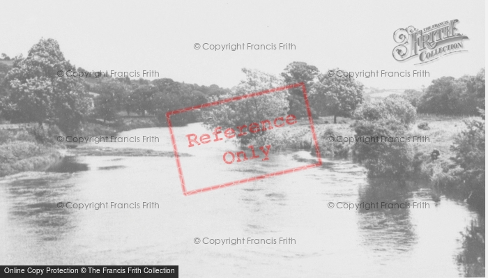 Photo of Llechryd, River Teifi c.1955
