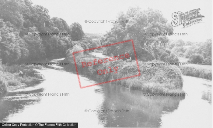 Photo of Llechryd, River View c.1955