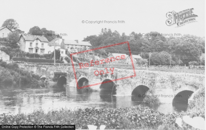 Photo of Llechryd, The Bridge 1955