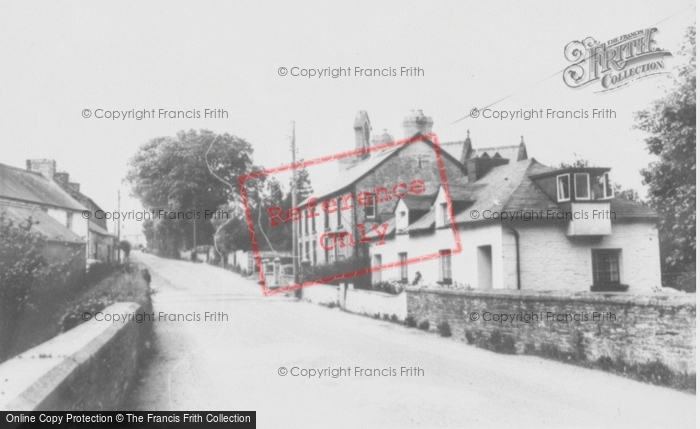 Photo of Llechryd, The Village c.1960