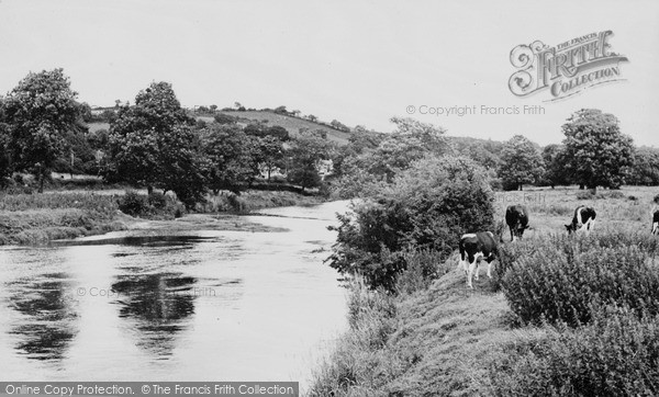 Photo of Llechryd, View From Cilgerran Footpath c.1955