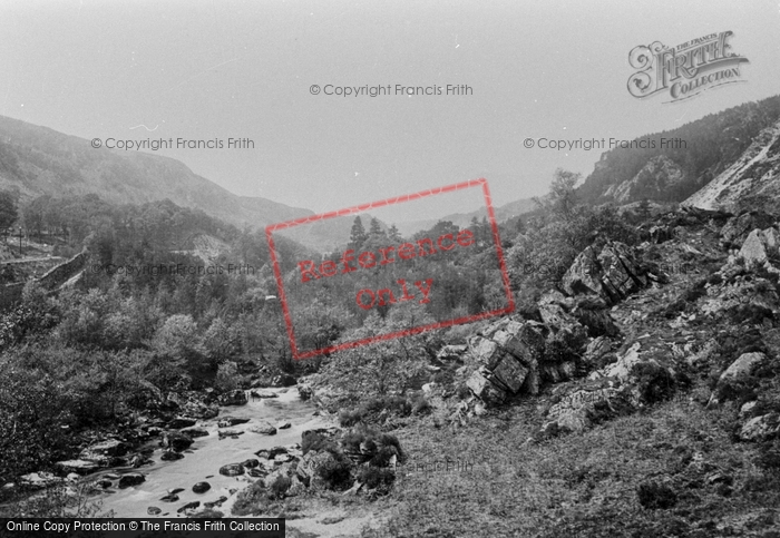 Photo of Lledr Valley, From The Viaduct 1892