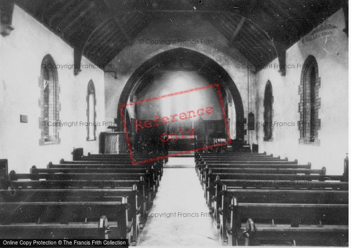 Photo of Llwydcoed, St James Church Interior c.1955