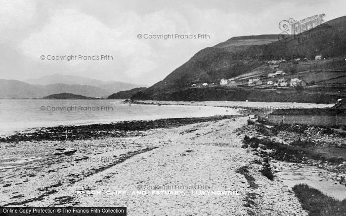 Photo of Llwyngwril, Beach Cliff And Estuary c.1920