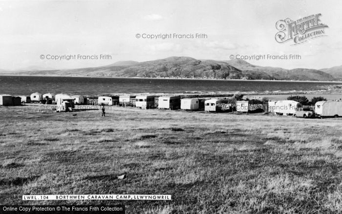 Photo of Llwyngwril, Borthwen Caravan Camp c.1960
