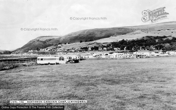 Photo of Llwyngwril, Borthwen Caravan Camp c.1960
