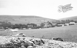 Borthwen Caravan Site c.1960, Llwyngwril