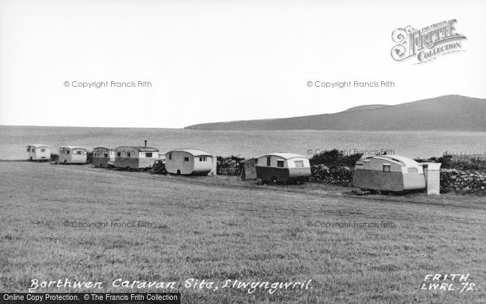 Photo of Llwyngwril, Borthwen Caravan Site c.1960