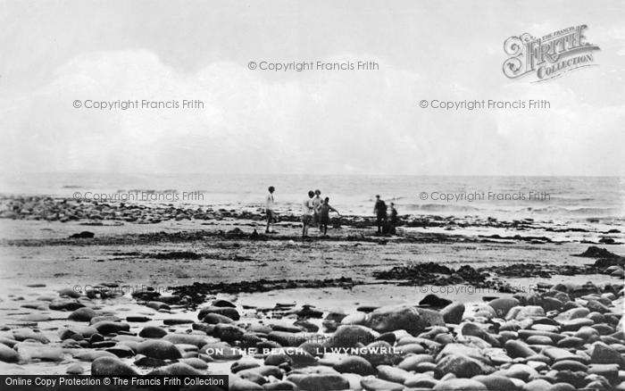 Photo of Llwyngwril, On The Beach c.1920