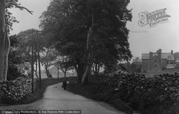 Photo of Llwyngwril, Shady Walk c.1935
