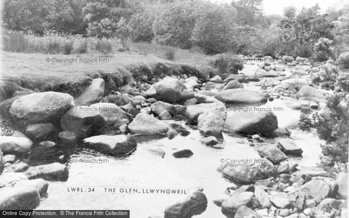 Photo of Llwyngwril, The Glen c.1935