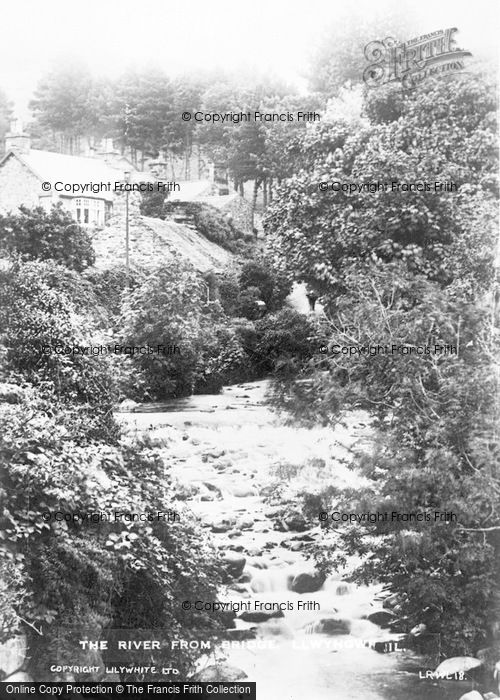 Photo of Llwyngwril, The River From Bridge c.1920