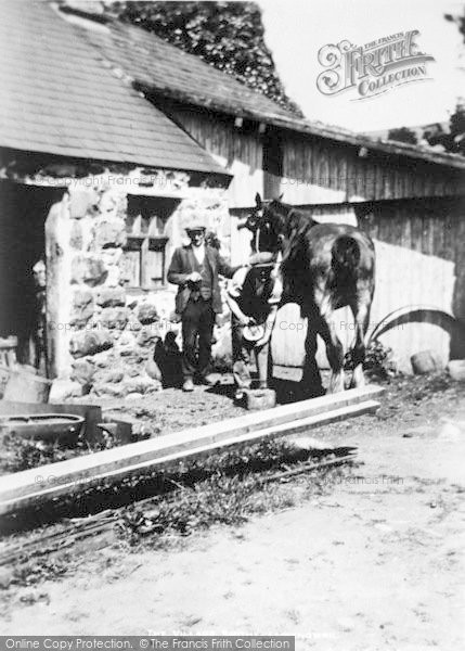 Photo of Llwyngwril, The Village Smithy c.1930