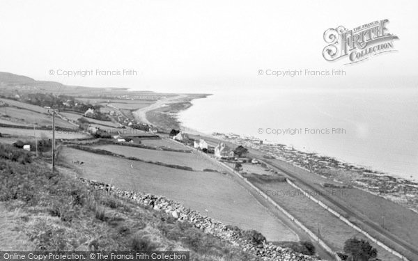 Photo of Llwyngwril, View From The Hills c.1960