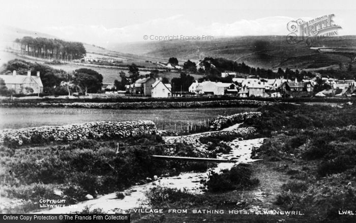Photo of Llwyngwril, Village From Bathing Huts c.1920