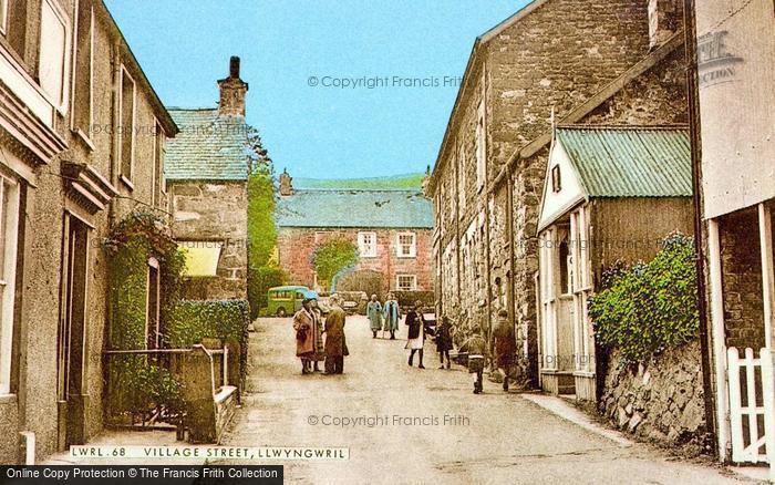 Photo of Llwyngwril, Village Street c.1950