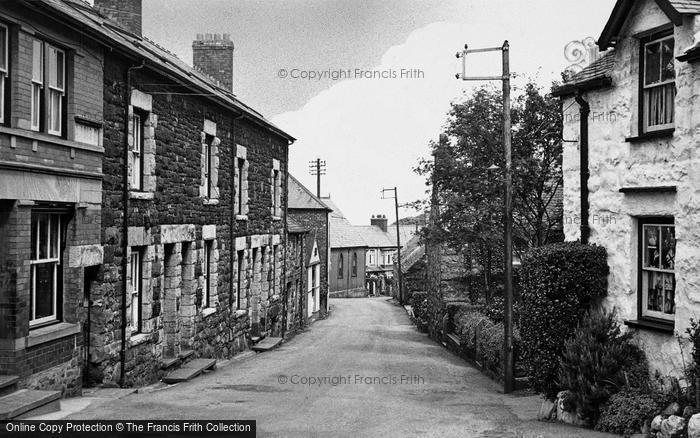 Photo of Llwyngwril, Village Street c.1955