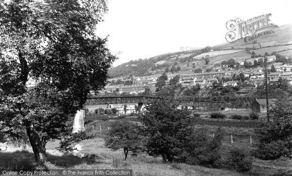Photo of Llwynypia, From The New Road c.1955