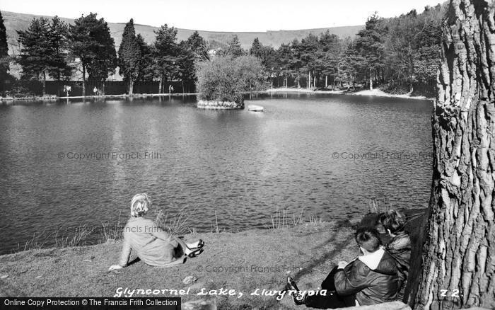 Photo of Llwynypia, Glyncornel Lake c.1955