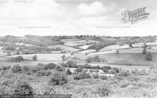Photo of Llynclys, View From Llynclys Hill c.1960