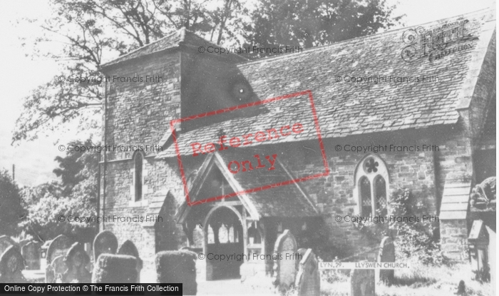 Photo of Llyswen, St Gwendoline's Church c.1960