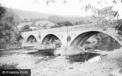 The Bridge And Horseshoe Bend c.1960, Llyswen