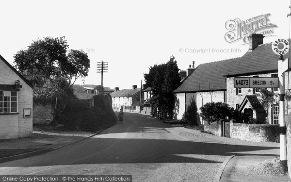 Photo of Llyswen, The Village c.1960