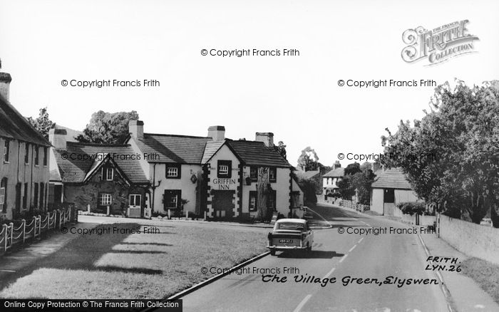 Photo of Llyswen, Village Green c.1960
