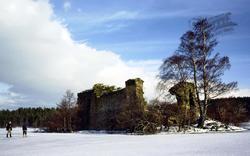 Loch An Eilean, The Ruined Castle On Frozen Loch 1984, Loch An Eilein