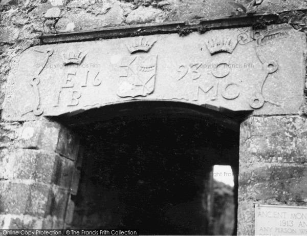 Photo of Loch Awe, Kilchurn Castle Lintel 1949