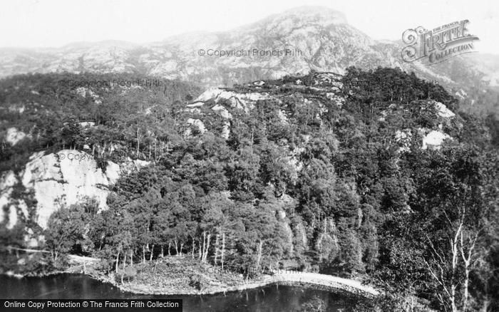 Photo of Loch Katrine, And Ben A'an From Above Trossachs Pier c.1930