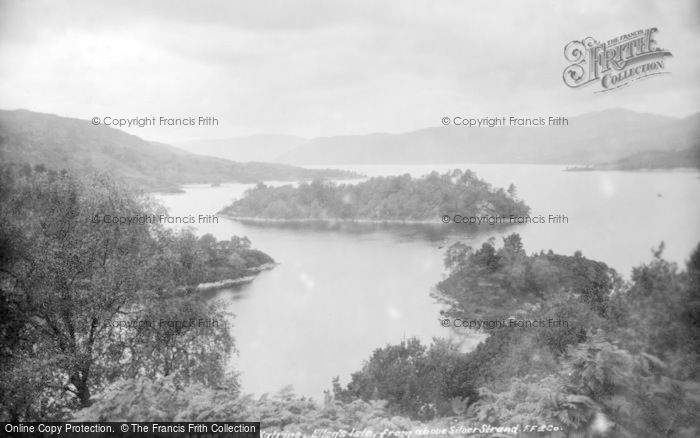 Photo of Loch Katrine, Ellen's Isle From Above Silver Strand 1899