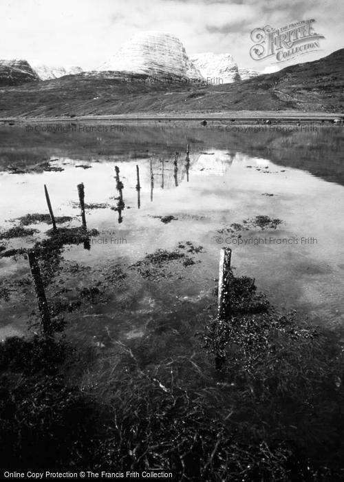 Photo of Loch Kishorn, And Applecross Peaks c.1980