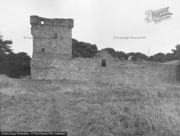 Photo of Loch Leven, Castle Keep And West Wall 1953