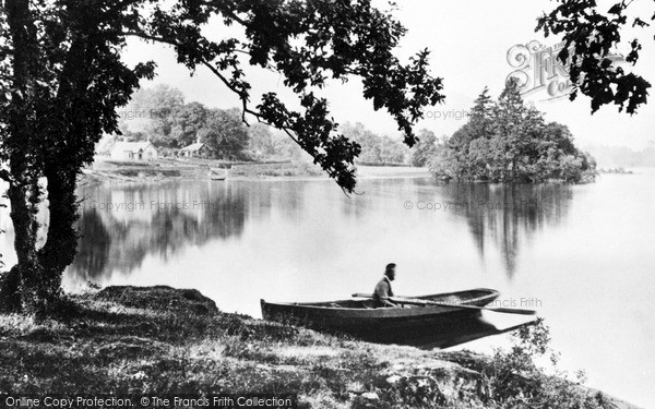 Photo of Loch Lomond, The Swan Island 1890