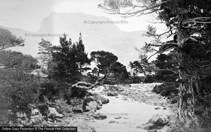 Photo of Loch Maree, Ben Slioch From The Bridge Of Grudie c.1880