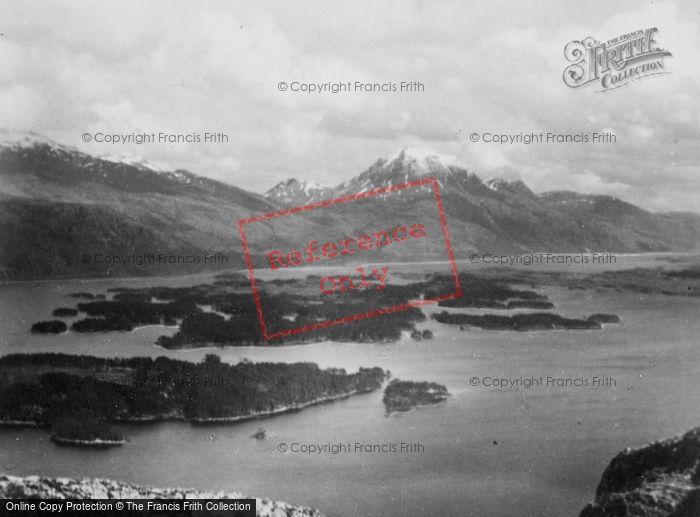 Photo of Loch Maree, The Islands And Slioch c.1935